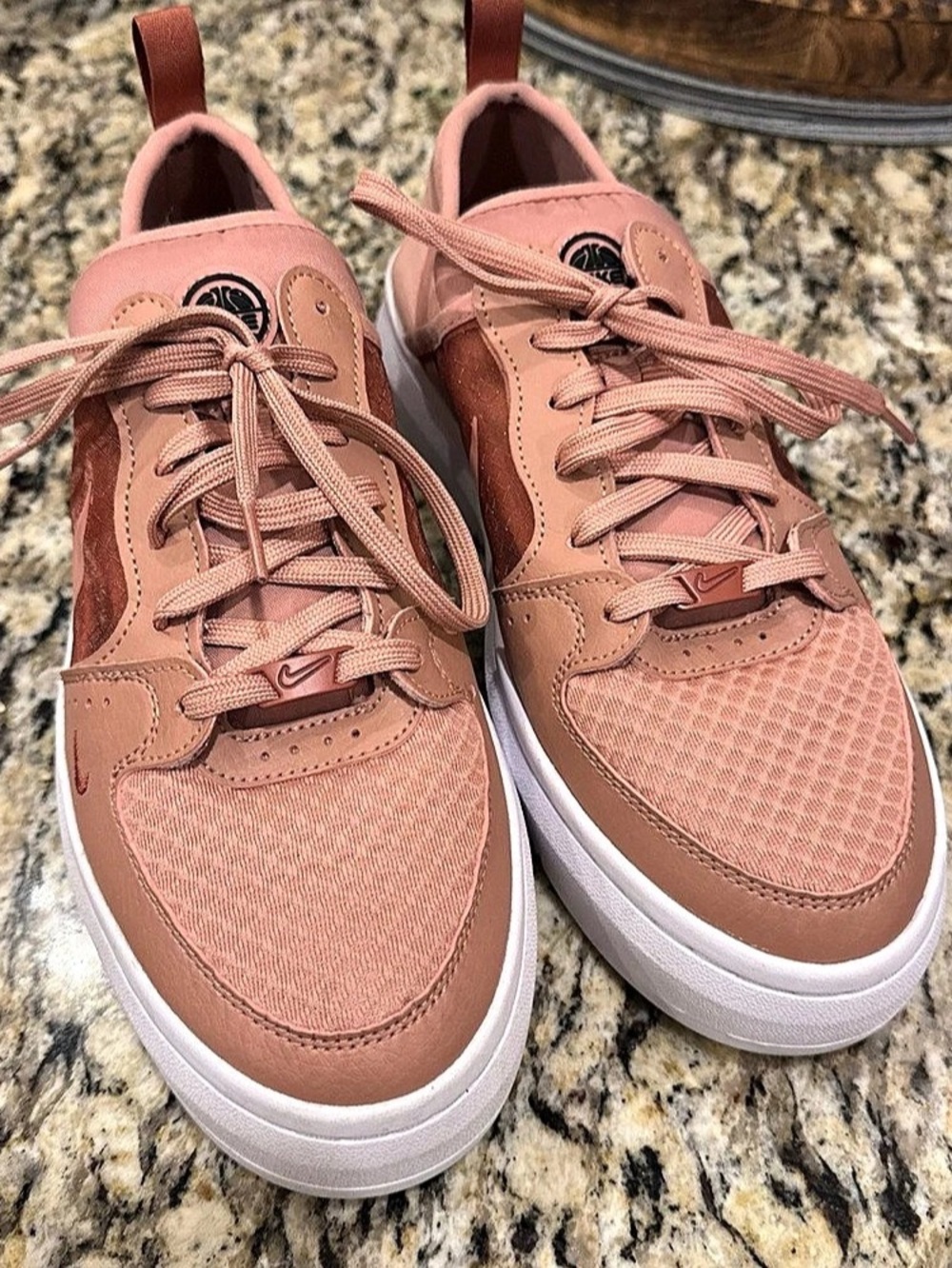 Nike Court Vision Alta Platform Sneakers in Rose Womens 10.5